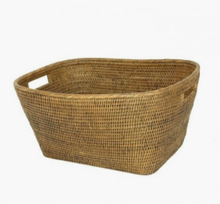 Cesta familiar S marrón con 2 asas