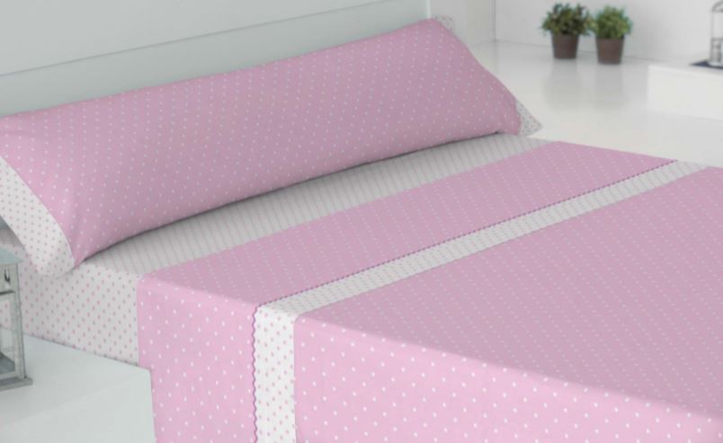 Juego sábana verano Mod. Alma Rosa, Cisne Rojo